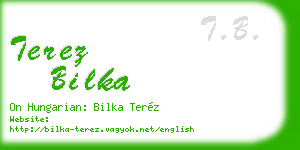 terez bilka business card